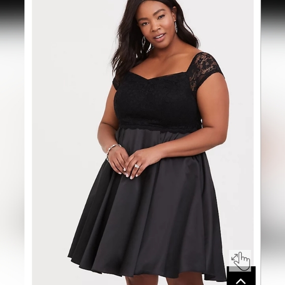 torrid Dresses & Skirts - TORRID black satin dress